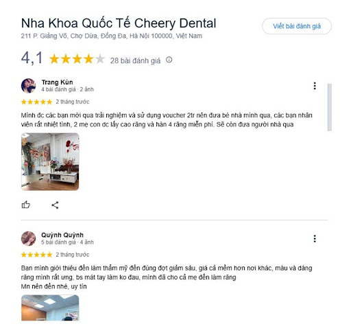 Nhận xét từ người dùng về dịch vụ, giá thành khoảng 2 tháng trước 