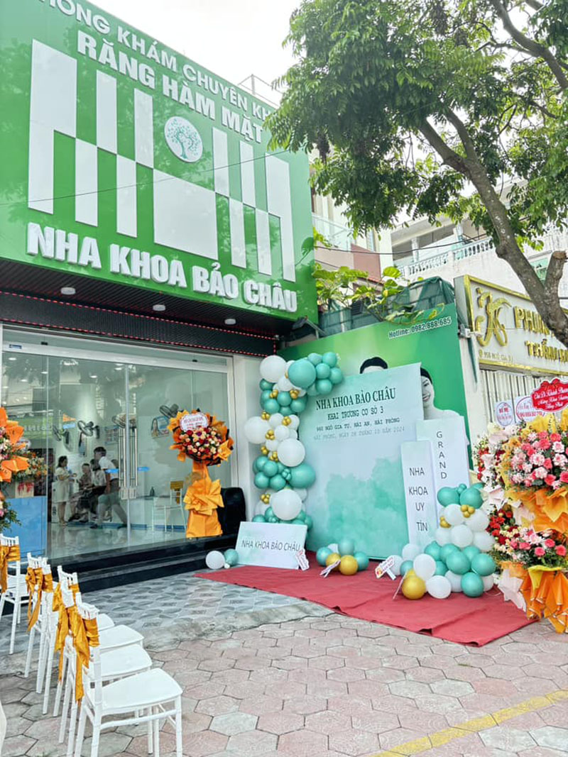 8 Nha khoa niềng răng Hải Phòng uy tín, tốt nhất Cơ sở vật chất khang trang tại Bảo Châu cơ sở Nguyễn Bình