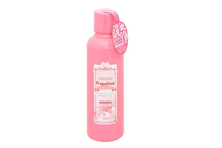 Top các loại nước súc miệng trị hôi miệng hiệu quả, an toàn Propolinse Sakura là nước súc miệng phiên bản giới hạn