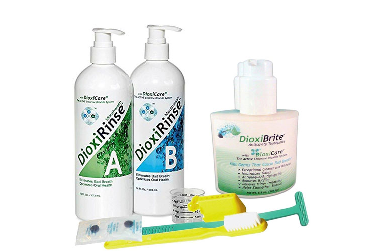 Top các loại nước súc miệng trị hôi miệng hiệu quả, an toàn Nước súc miệng Dioxirinse sản xuất từ Mỹ