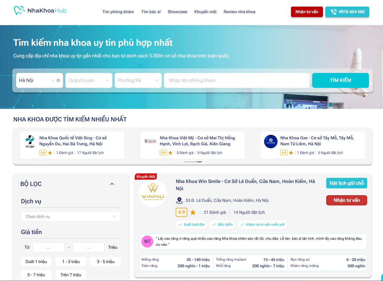 Tổng hợp 5 chiến lược kinh doanh nha khoa thu hút khách hàng Đăng ký phòng khám trên NhaKhoaHub giúp nha khoa thu hút được nhiều khách hàng trung thành