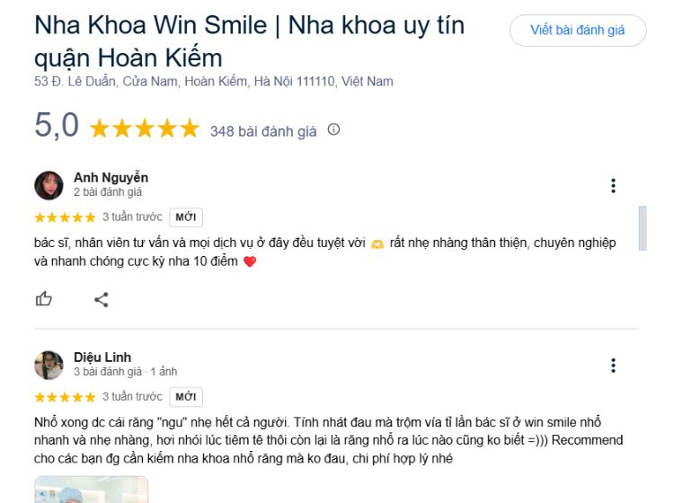 Đánh giá về Win Smile