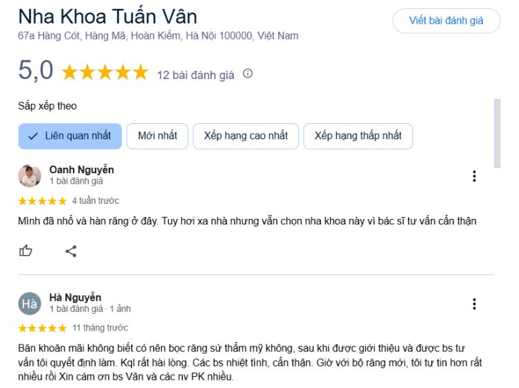 Đánh giá về Tuấn Vân