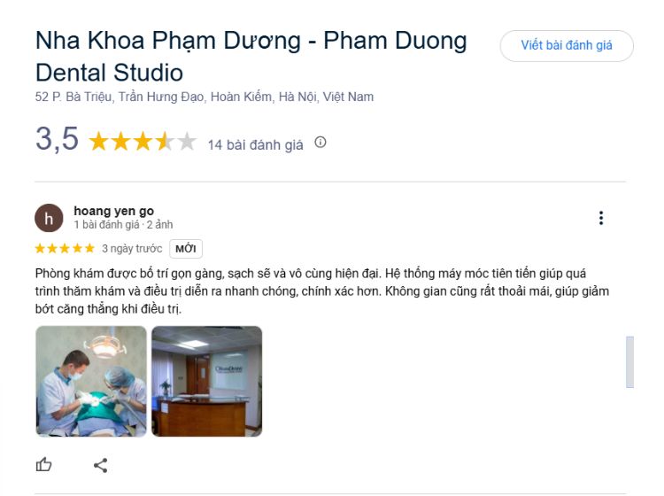 Paris là địa chỉ nha khoa uy tín tại Bà Triệu được khách hàng tin tưởng lựa chọn 