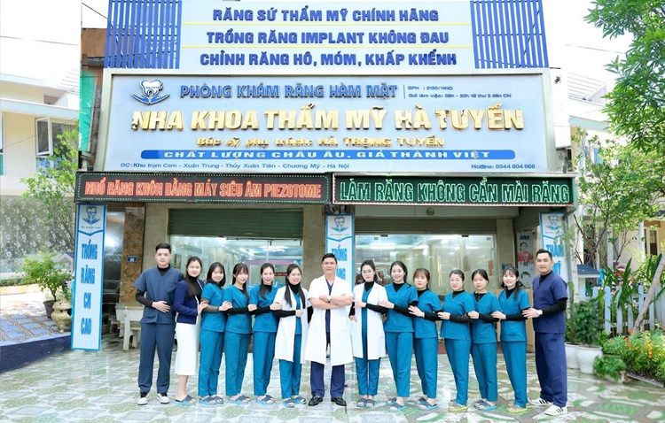 Nha khoa Hà Tuyến - Địa chỉ nha khoa uy tín tại Chương Mỹ với đội ngũ tận tâm và cơ sở khang trang