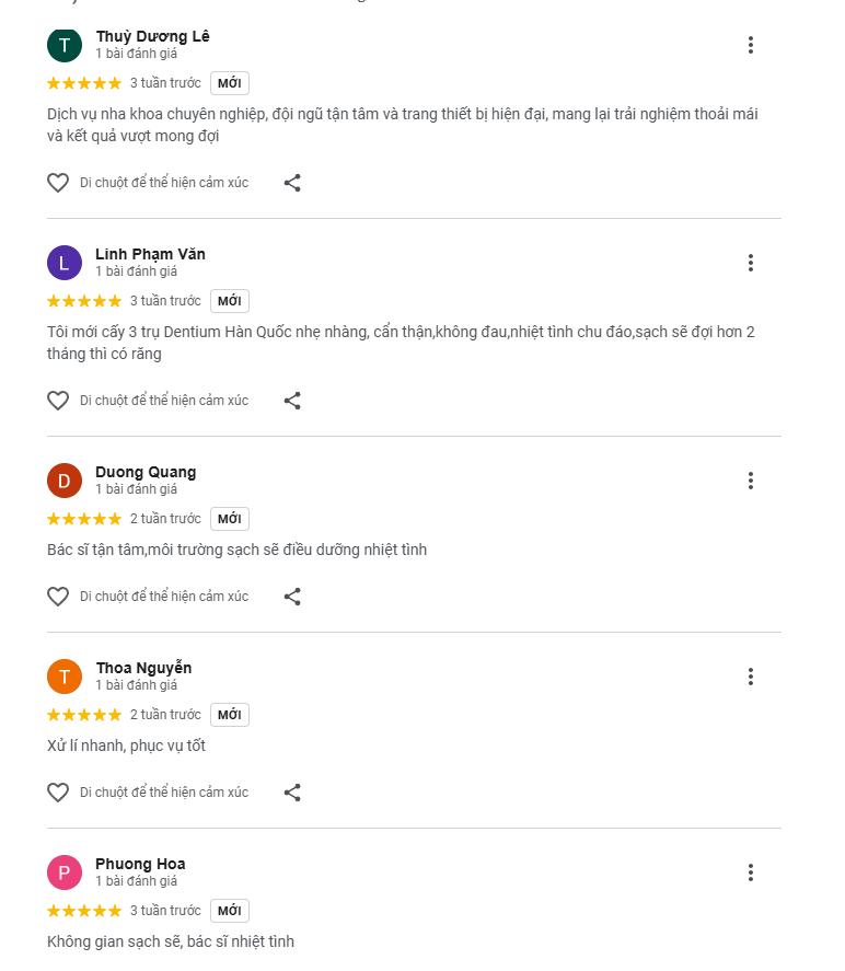 Đánh giá của khách hàng