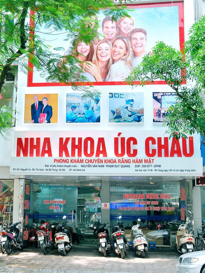 Úc Châu là đơn vị nha khoa có tiếng tại khu vực Hai Bà Trưng 
