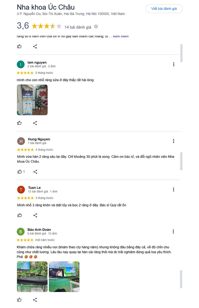 Dịch vụ nhổ răng tại đây nhận về nhiều đánh giá cao 