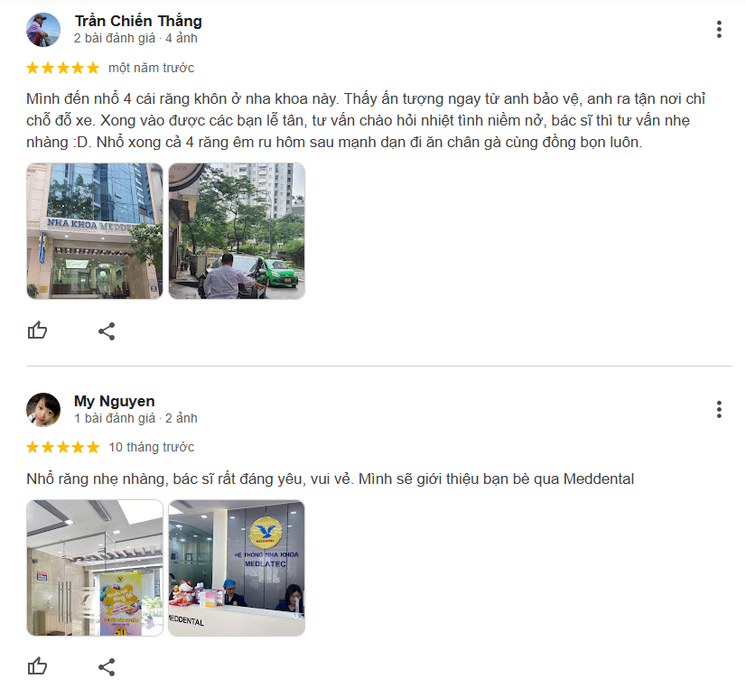 Review chi tiết các nha khoa ở Lê Văn Lương nổi bật nhất Nhận xét về Med Dental