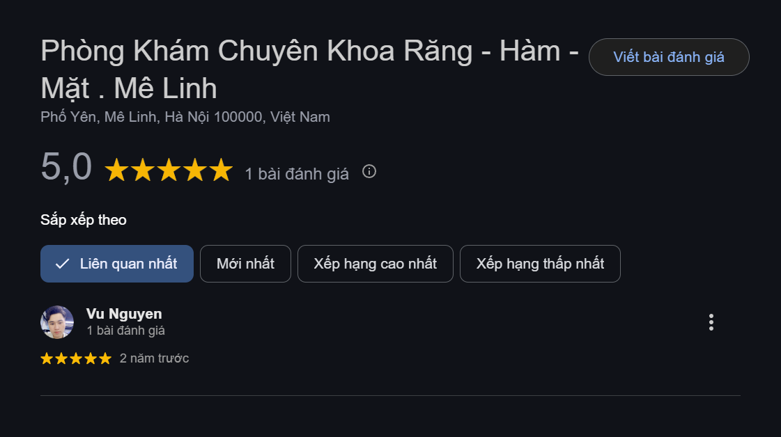 Cập nhật địa chỉ các nha khoa ở Mê Linh uy tín mới nhất Đội ngũ bác sĩ có chuyên môn cao và luôn tận tâm với khách hàng