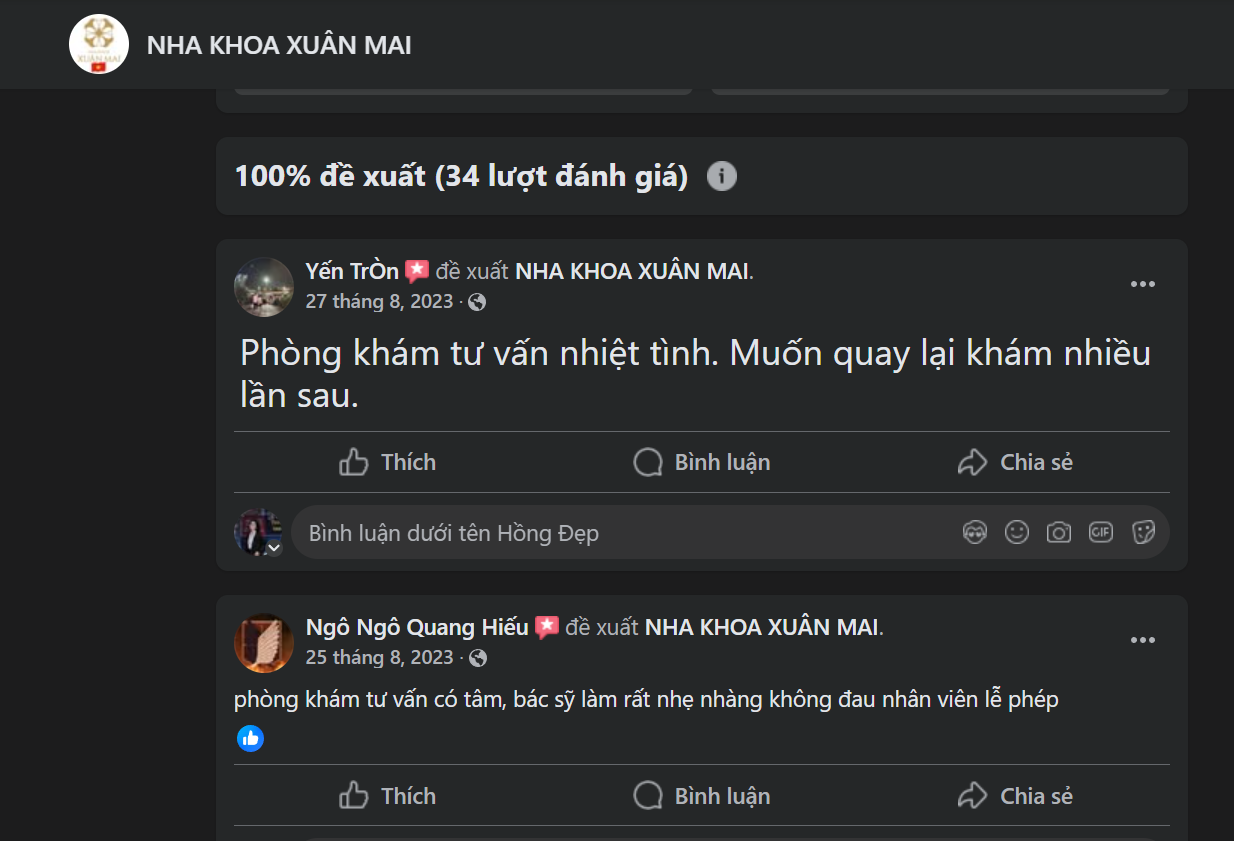 Cập nhật địa chỉ các nha khoa ở Mê Linh uy tín mới nhất Cơ sở vật chất tại nha khoa Xuân Mai hiện đại, tiên tiến
