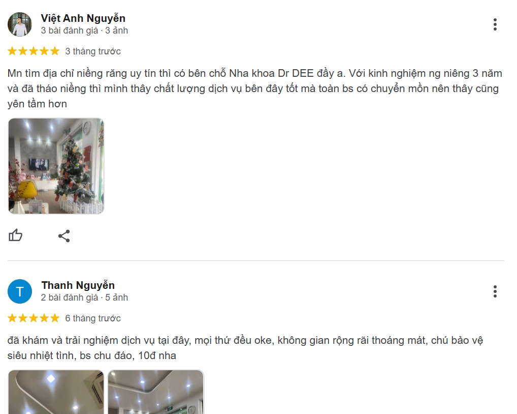 Địa chỉ nha khoa ở Minh Khai được nhiều khách hàng tin chọn Dr. Dee là địa chỉ niềng răng uy tín với bác sĩ nhiệt tình, chu đáo