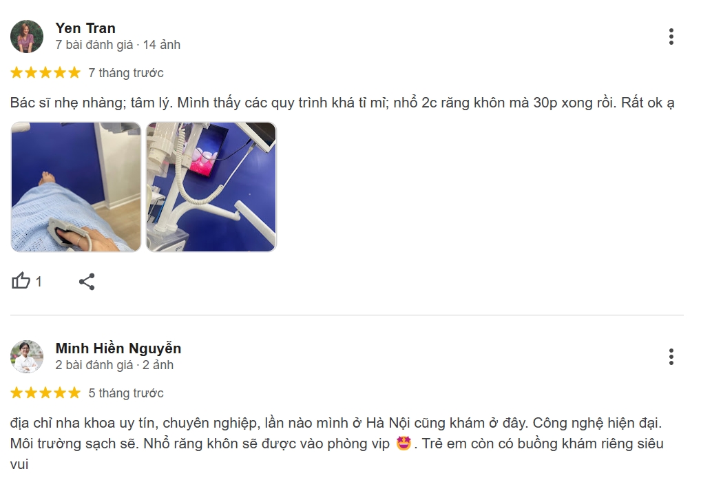 Địa chỉ nha khoa ở Minh Khai được nhiều khách hàng tin chọn Quy trình làm việc tại nha khoa tỉ mỉ, chú ý tới cảm nhận của khách hàng