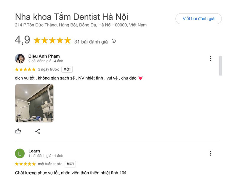 Nhiều phản hồi thể hiện sự thích thú về dịch vụ và đội ngũ nhân viên 