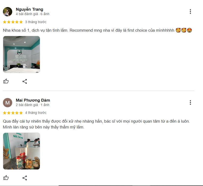 Nhận xét khách quan từ khách hàng thật 