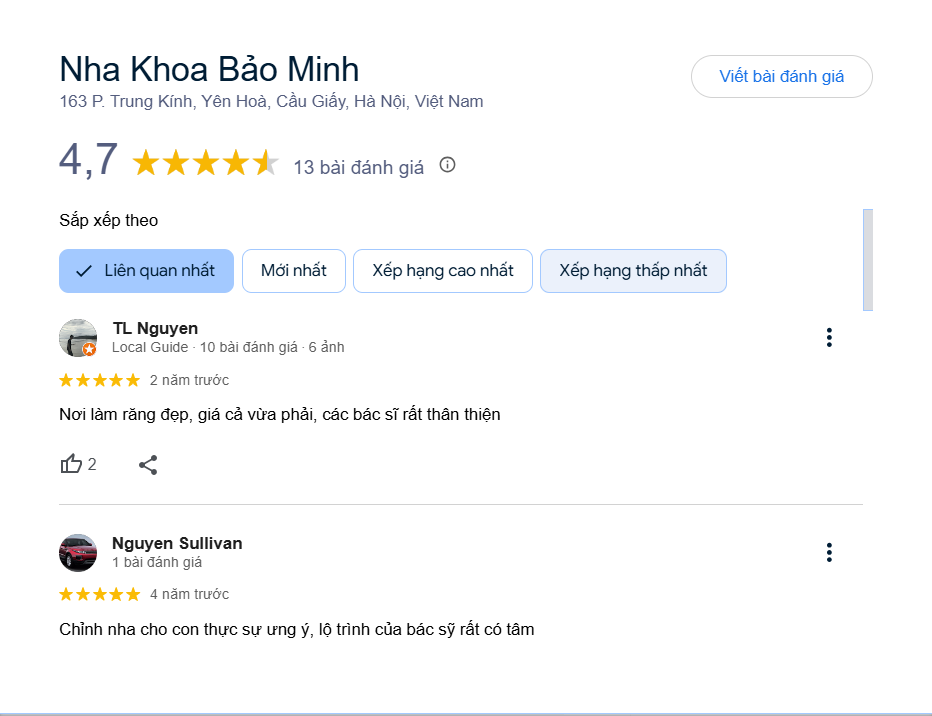 Nha khoa Bảo Minh hiện cung cấp đa dạng các dịch vụ nổi bật như nha khoa tổng quát, nha khoa thẩm mỹ,...