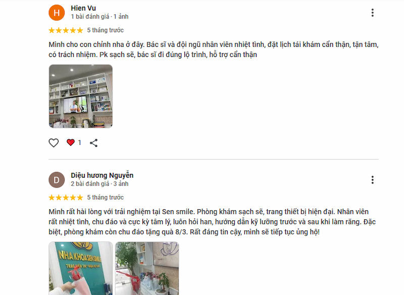 Phản hồi tích cực từ khách hàng về đơn vị