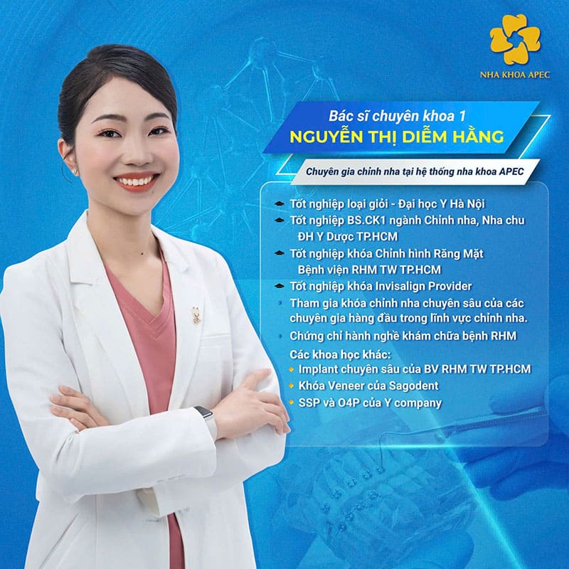 Nha khoa Apec - Địa chỉ chăm sóc răng miệng uy tín, chất lượng BS. Hằng trực tiếp chẩn trị các ca điều trị phức tạp