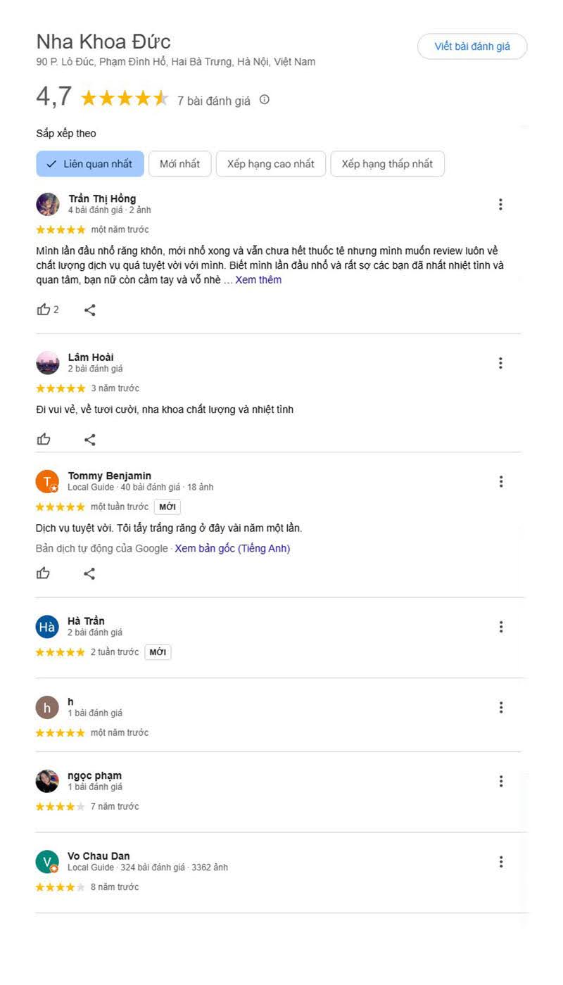 Phòng khám đón tiếp cả khách hàng quốc tế 