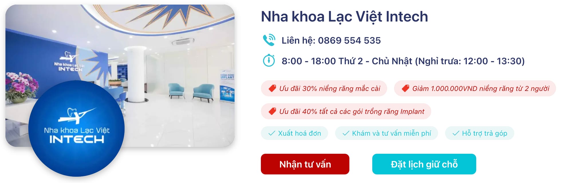 Tổng hợp nha khoa ở Yên Lãng Thịnh Quang chất lượng Đặt lịch nha khoa Lạc Việt