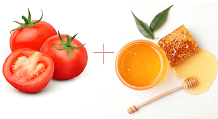Cà chua hòa hợp chung với mật ong hỗ trợ làm trắng răng và duy trì sức khỏe nướu