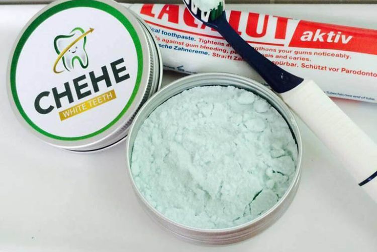 Top 8 loại bột tẩy trắng răng an toàn và hiệu quả nhanh chóng Bột tẩy trắng răng an toàn Chehe chiết xuất từ nguyên liệu tự nhiên