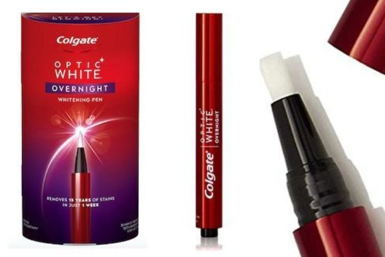 Review 7 loại bút tẩy trắng răng phổ biến nhất hiện nay Bút Colgate Optic White O2 của hãng Colgate