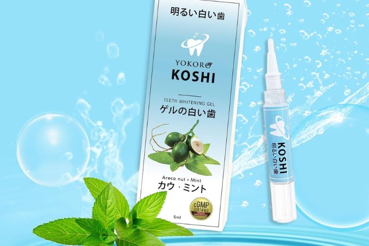 Review 7 loại bút tẩy trắng răng phổ biến nhất hiện nay Bút Koshi có nguồn gốc từ Nhật Bản