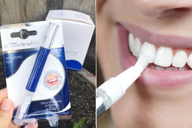 Review 7 loại bút tẩy trắng răng phổ biến nhất hiện nay Dr Fresh Absolute White là dòng bút tẩy trắng răng hiệu quả