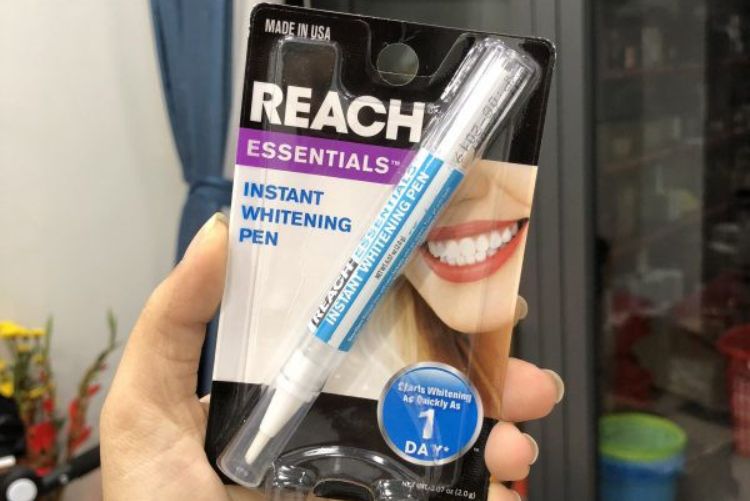 Review 7 loại bút tẩy trắng răng phổ biến nhất hiện nay Reach Instant Whitening Pen của hãng Reach