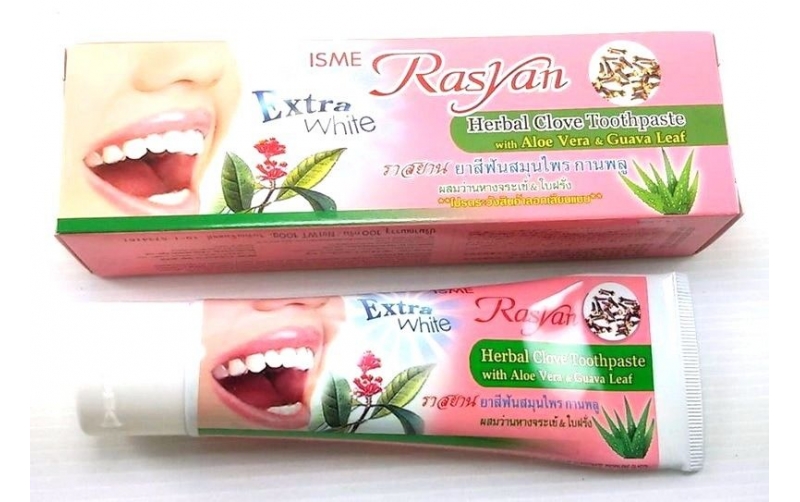 Các loại kem tẩy trắng răng hiệu quả nhất và không ê buốt Kem Rasyan Thái Lan có hiệu quả làm trắng răng nhanh chóng