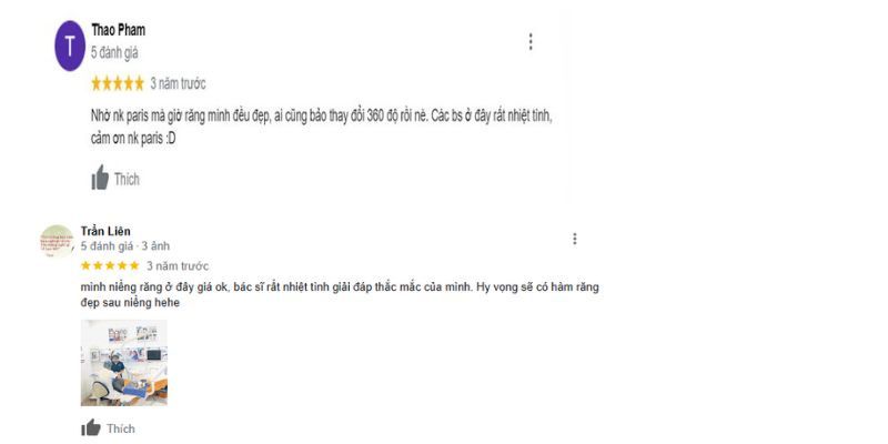 Nha khoa Paris 93 Bạch Mai 