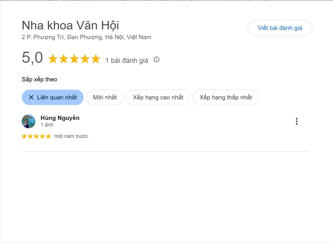 Review các nha khoa Đan Phượng uy tín và chất lượng Đánh giá từ khách hàng