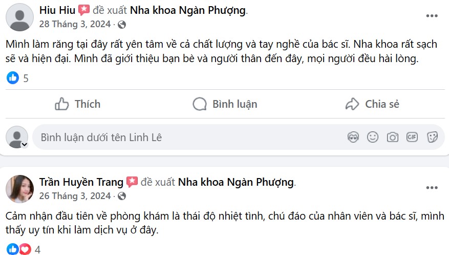 Nha khoa Ngàn Phượng sở hữu nhiều bác sĩ nha khoa chuyên môn cao
