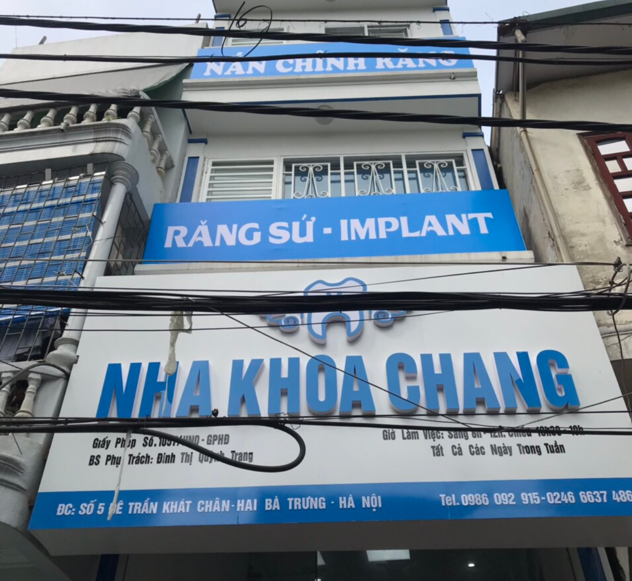 Chang Dental Clinic là địa chỉ được nhiều khách hàng tin tưởng lựa chọn