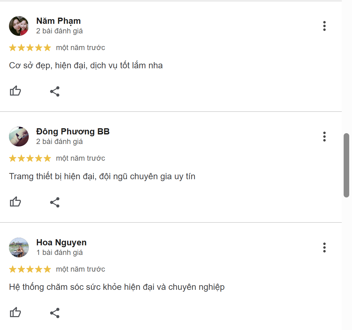 Đánh giá của khách hàng