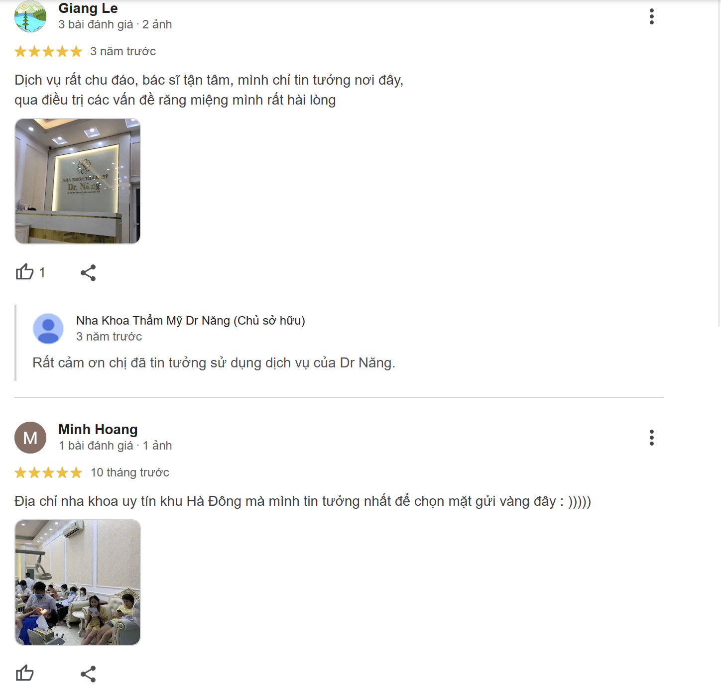 Nha khoa Thẩm mỹ Dr Năng