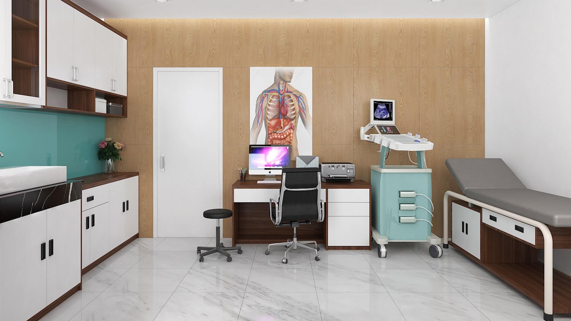 Phòng khám nha khoa tại nhà có phong cách hiện đại tạo ấn tượng với khi khách hàng ghé thăm 