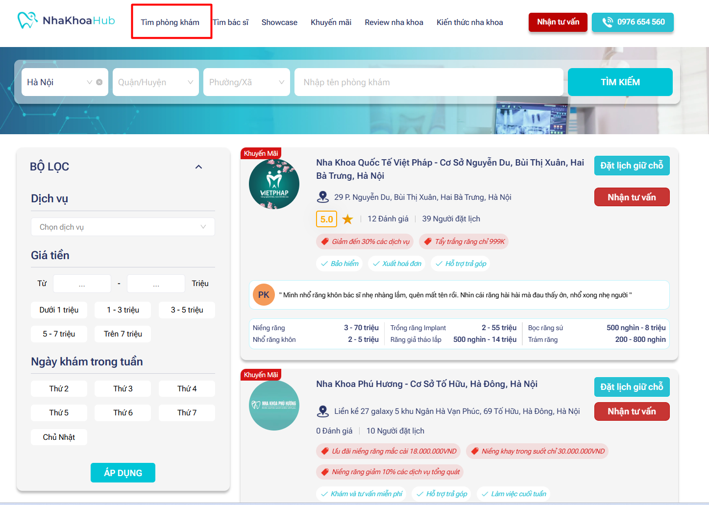 Nguyên nhân và cách điều trị tình trạng viêm nướu răng an toàn Người dùng có thể chọn tìm phòng khám trên trang để tìm nha khoa gần nơi bạn ở để đặt lịch miễn phí