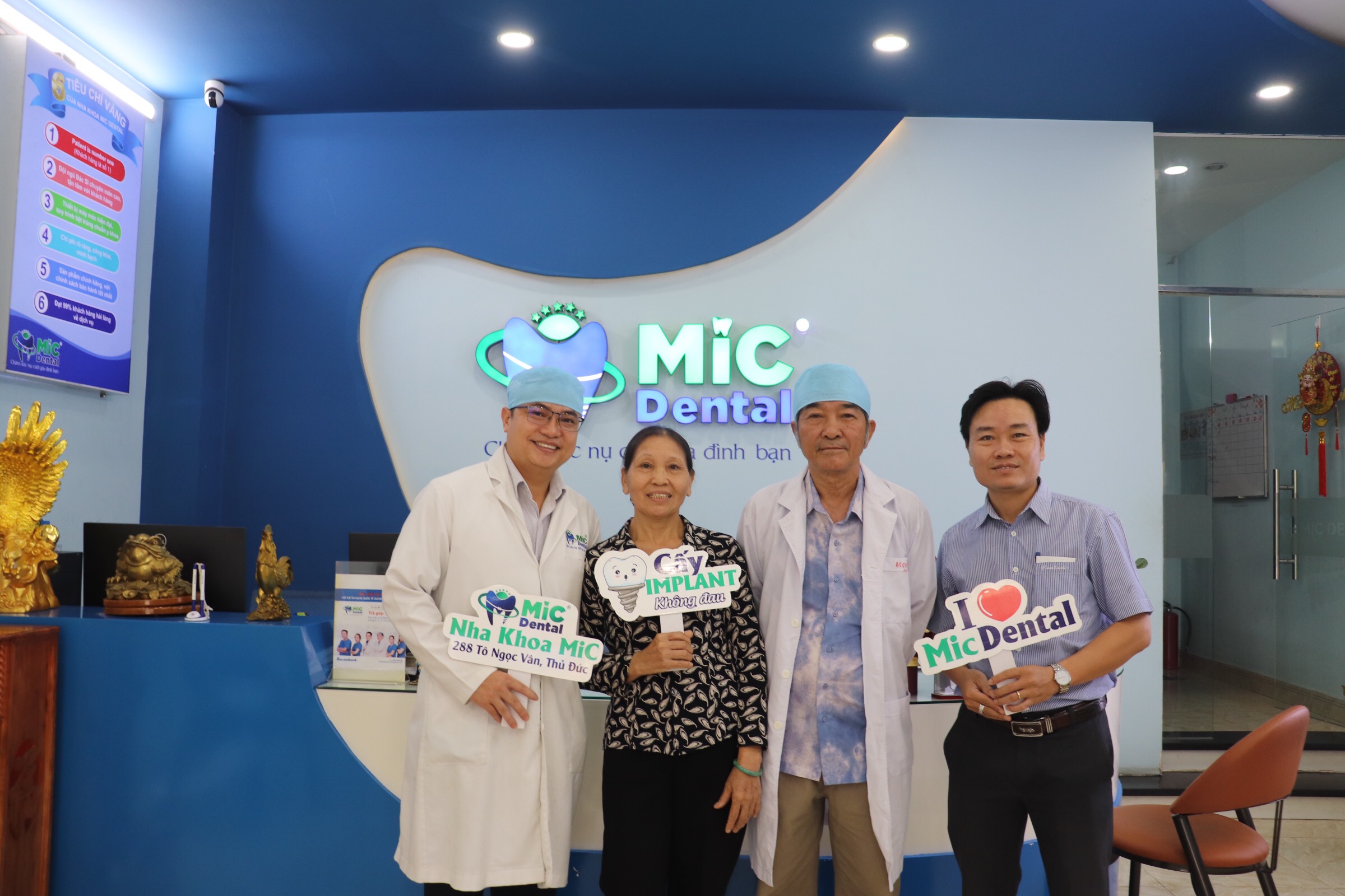 Nha khoa MIC đáp ứng mọi nhu cầu chăm sóc điều trị răng miệng Giá trị cốt lõi của MIC nằm ở chất lượng chuyên môn cao với kỹ năng chẩn đoán chính xác và sự tận tâm của đội ngũ y bác sĩ