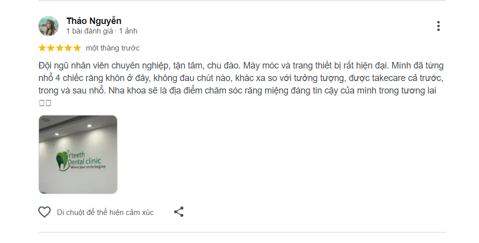 đánh giá của khách hàng