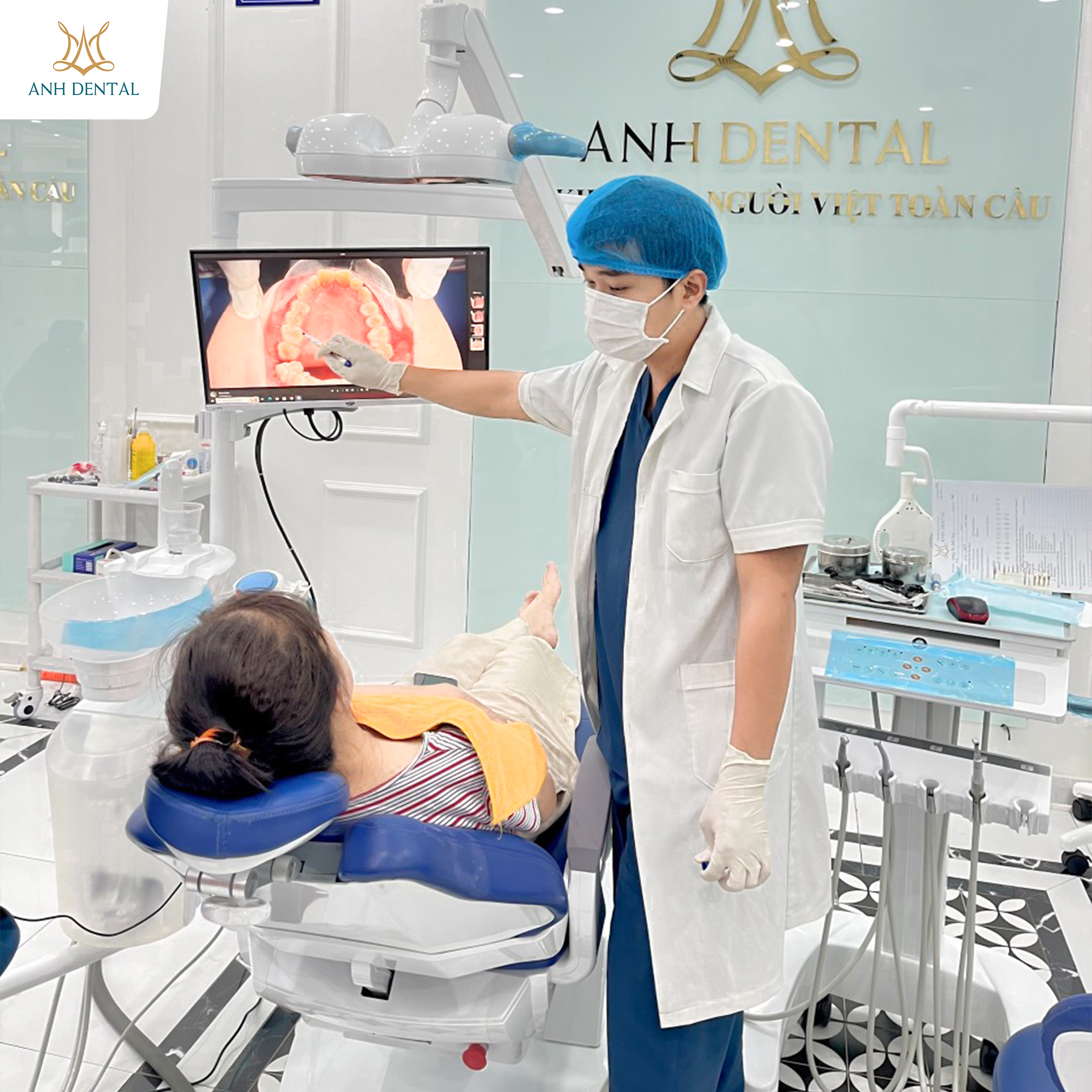 Nha khoa Anh Dental: Nha khoa của người Việt toàn cầu Anh Dental chú trọng đầu tư trang thiết bị hiện đại, ngang tầm với nhiều hệ thống nha khoa quốc tế