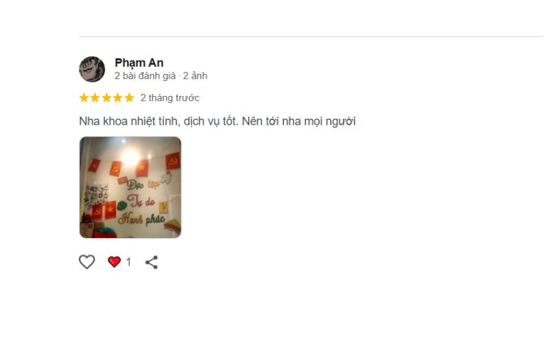 đánh giá của khách hàng