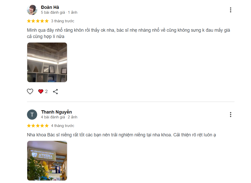 đánh giá của khách hàng