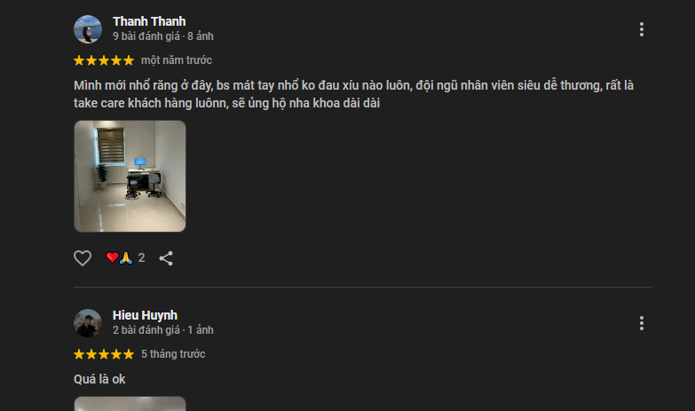 Nha khoa Masteri dẫn đầu công nghệ chăm sóc điều trị răng miệng đánh giá của khách hàng