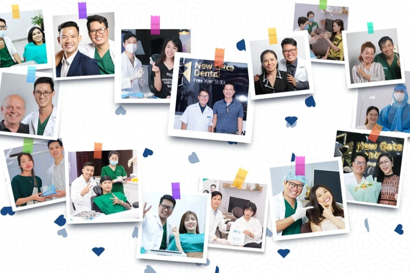 Nha khoa New Gate - Nha khoa tiêu chuẩn quốc hàng đầu tại TP.HCM Khách hàng phản hồi tích cực về kết quả thẩm mỹ, quy trình nhẹ nhàng, môi trường chuyên nghiệp và thái độ phục vụ chu đáo