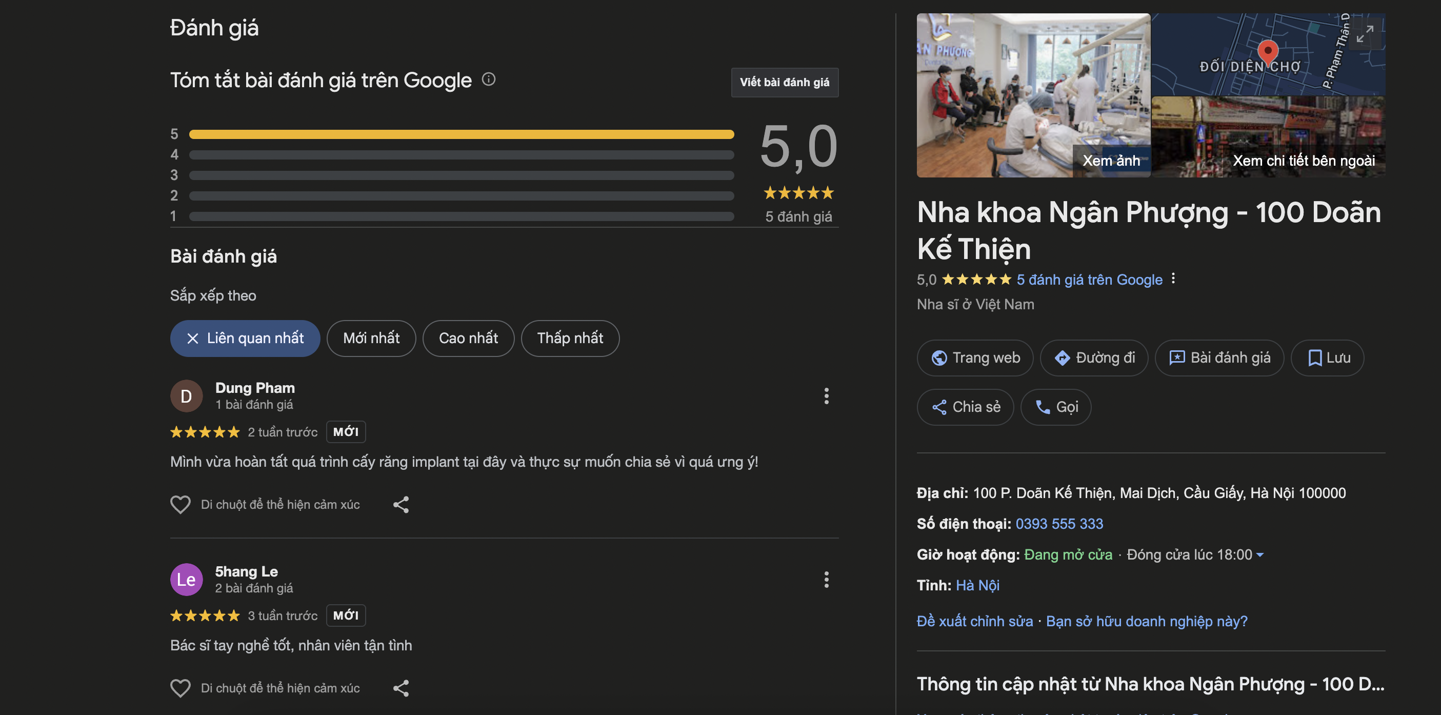 Phản hồi của khách hàng