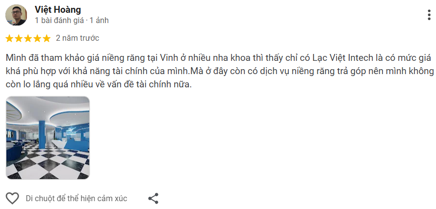 Đánh giá từ khách hàng