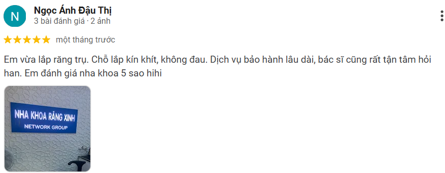 Đánh giá từ khách hàng