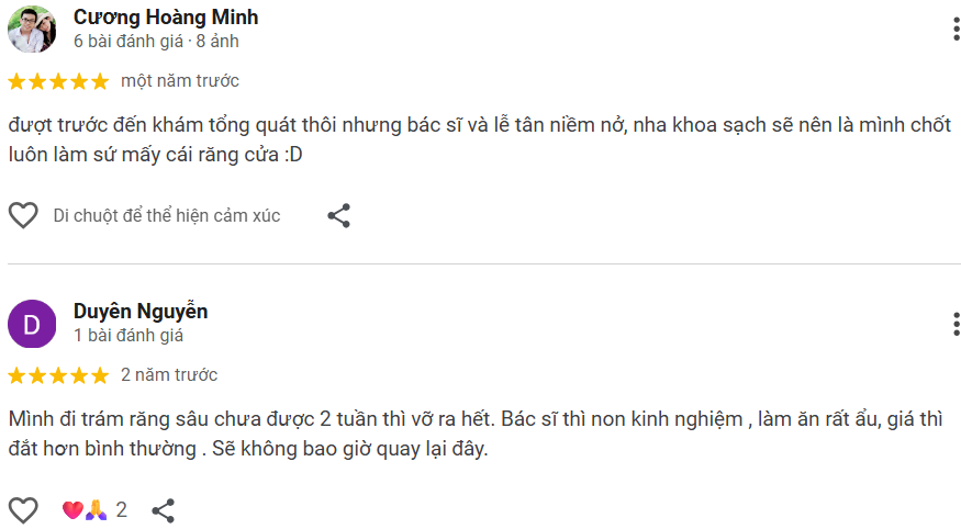 Đánh giá từ khách hàng